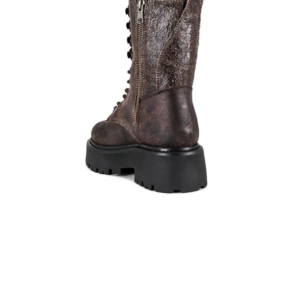 NWOT Steve Madden Rowen Boot in Brown Distressed Size 8.5 - Picture 4 of 13